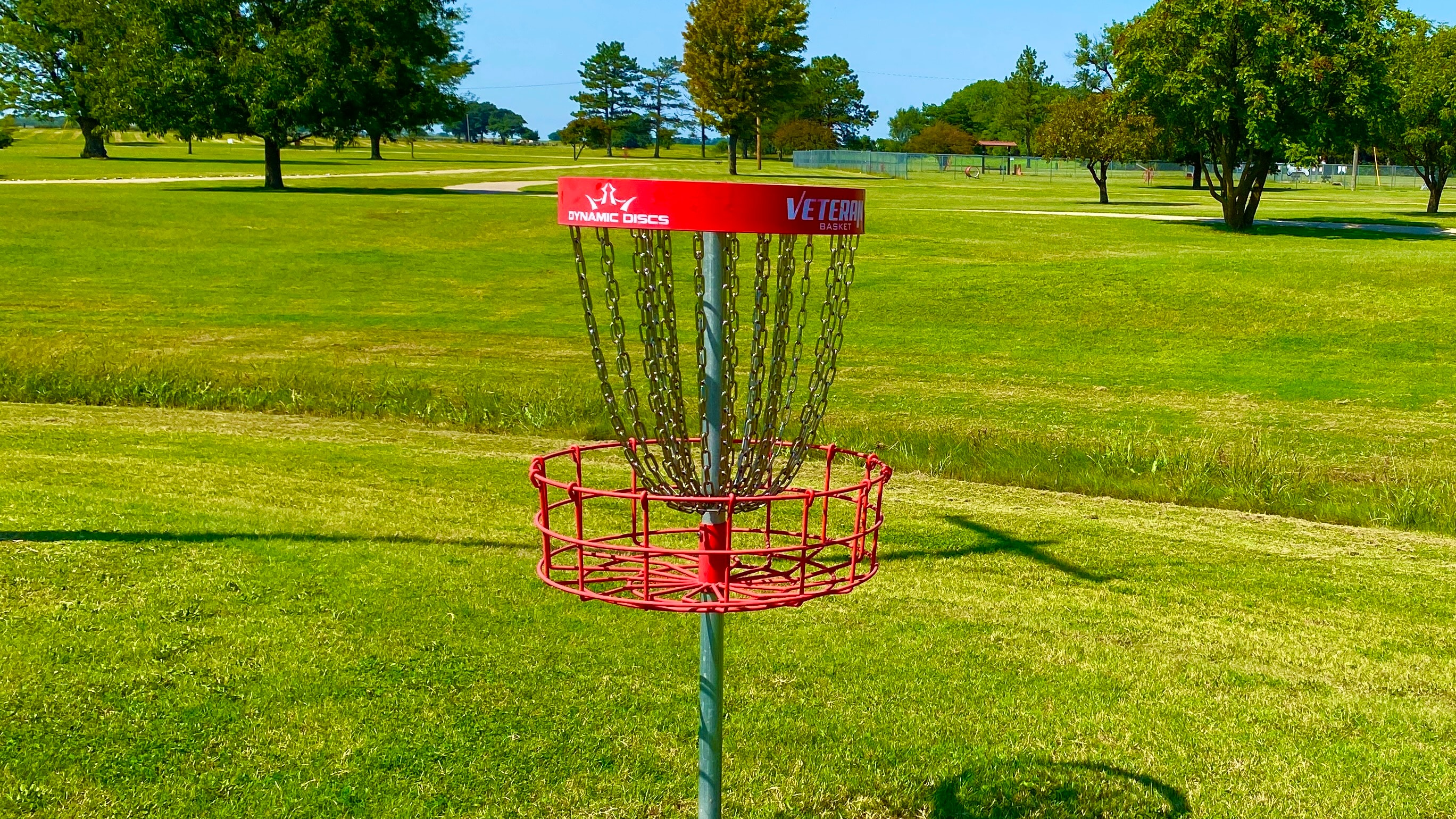 Disc golf course in Bicentennial Park